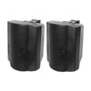 Redback 6.5" 2-Way 50W Indoor Active Speakers Pair 240V Powered Black