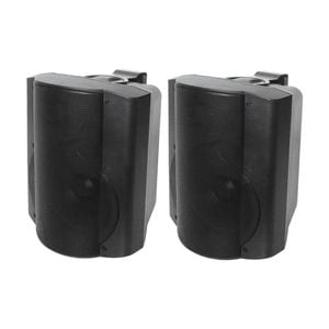 Redback 6.5" 2-Way 50W Indoor Active Speakers Pair 240V Powered Black