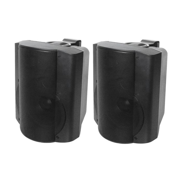 Redback 6.5" 2-Way 50W Indoor Active Speakers Pair 240V Powered Black