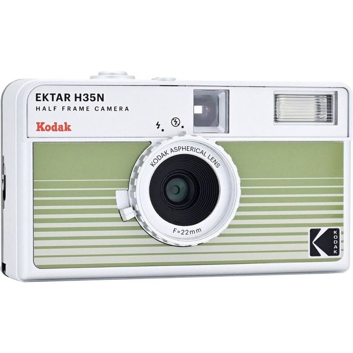 Kodak Ektar H35n Half Frame Camera - Striped Green