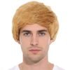 s Short Party Wig Costume Party Dress Up Fancy Classic Style in Ginger Blonde
