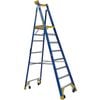 Bailey 8 Step P170-8 Fibreglass Job Station Platform Ladder