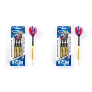 2x 12pc Formula Sports BX180 Premium 28g Brass Darts Steel Tip
