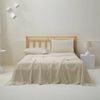 Dreamaker 1500tc Cotton Rich Sateen Sheet Set Oat King Single Bed