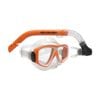 Land & Sea Sports Australia Clearwater Silicone Mask Snorkel Set Orange
