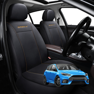 Car Seat Cover for Ford Focus 2011 - 2018 LS, LW,LW MKII, LZ - Black-Front Only