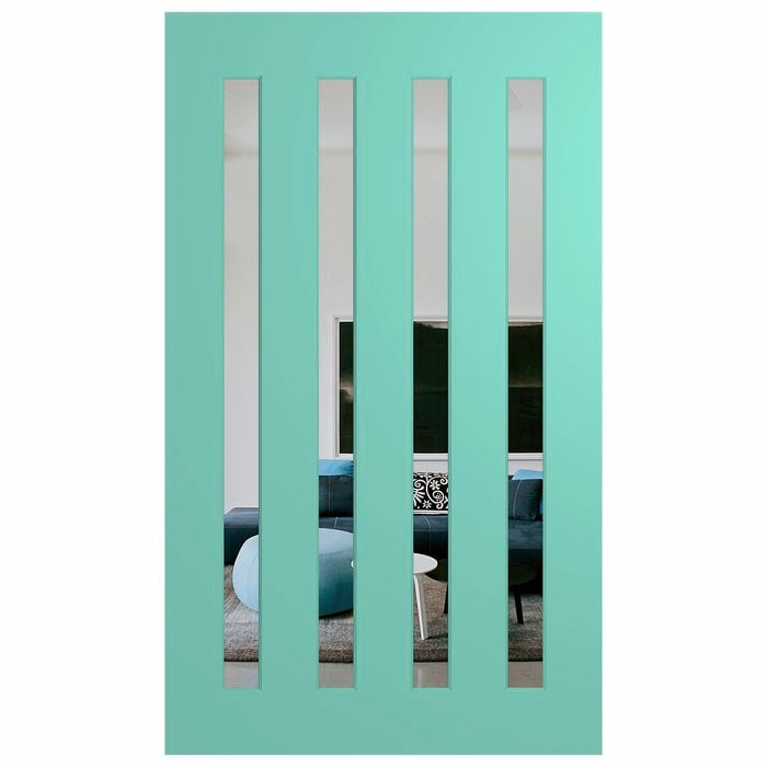 Hume 2040 x 1200 x 40mm Entrance Door Duracote Nexus G1 Glass NEX40