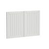 Kaboodle 900mm Sesame Salt Country Rangehood Doors - 2 Pack