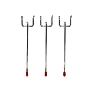 Everhang 100mm Pegboard Hooks - 3 Pack