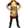 Novelty Mens Beer Bottle Tunic Costume - One Size