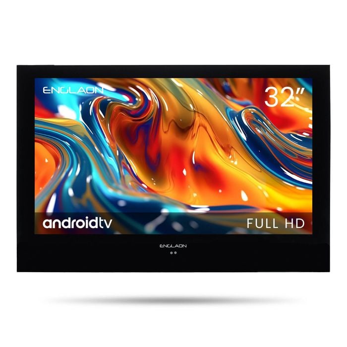 ENGLAON 32" Full HD Android Smart Waterproof LED TV – Black Finish