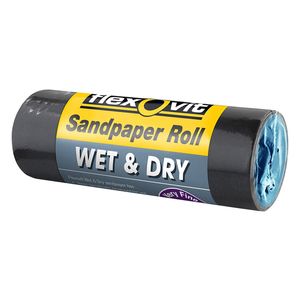 Flexovit 100mm x 1m 600 Grit Wet And Dry Sandpaper Roll