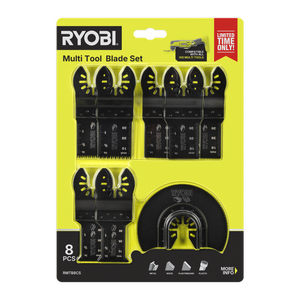 Ryobi 8 Piece Multi Tool Blade Set