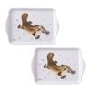 2pc Ashdene Bush Buddies Melamine 21x14.2cm Scatter Tray - Platypus