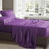 Luxor King Single Purple 1000TC Silk Silky Feel Satin Sheet Set