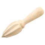 Cuisena Manual Wooden Citrus Juicer & Reamer - Cream