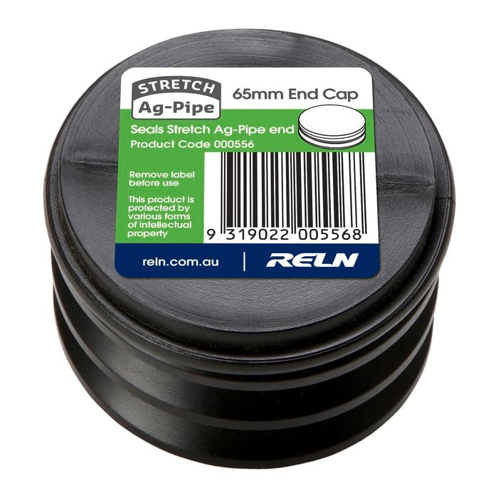 Reln Stretch Ag-Pipe 65mm End Cap