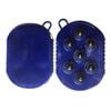 Dr Show Magnetic Massage Hand Glove W/ Bristle Side For Horses Blue