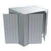 Build-a-Shed 1.2 x 2.3 x 2.0m Skillion Double Hinged Side Door Shed - Zinc