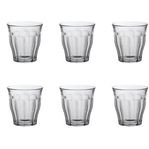Duralex Picardie Set of 6 Tumbler Glasses  7.5X7.5X8cm  - 160ml