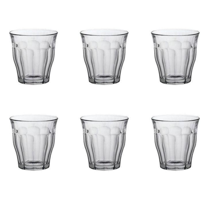 Duralex Picardie Set of 6 Tumbler Glasses  7.5X7.5X8cm  - 160ml