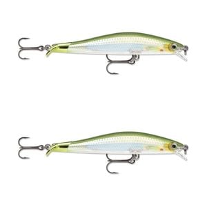 2x Rapala 9cm RipStop Shallow Jerkbait Hard Body Fishing Lures - Herring