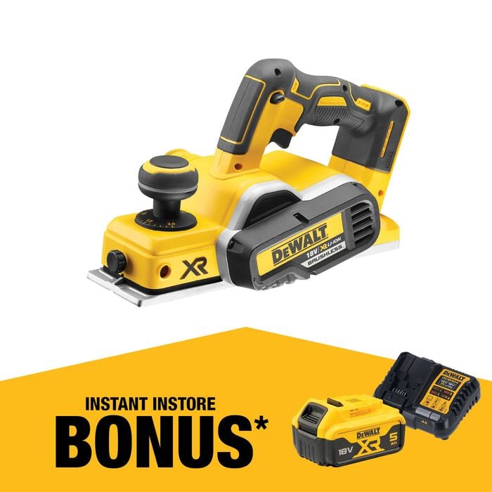 DeWALT 18V XR Cordless Brushless Planer DCP580N-XE - Skin Only
