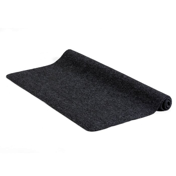 Kenova 100 x 120cm Black BBQ Mat Fire Resistant 