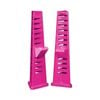 2pc AgBoss Equestrian Multi Level Tri Jump Stand and Cup 1.2m Pink