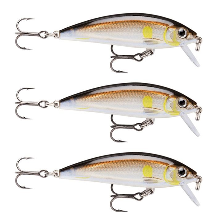 3x Rapala 5cm X Rap Countdown Sinking Minnow Fishing Lures - Ayu