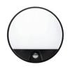 Brilliant 10W Alston Slimline Round Bunker Security Sensor Light