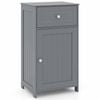 Costway Modern Cabinet Adjustable Sideboard Anti-tip Kit Grey