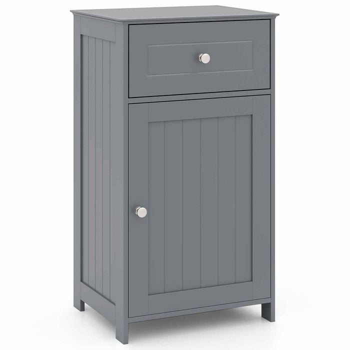Costway Modern Cabinet Adjustable Sideboard Anti-tip Kit Grey