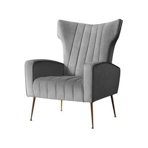 Artiss Armchair Grey Kate
