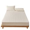 Anycozy Mattress Cover Beige Double Size Pure Cotton Soft Quilted Bed Sheet Anti-bacterial Protector Cover