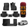 3D Heavy Duty All Weather Car Mats Floor Liner Full Set for Mazda CX-90 CX90 7-Seater 2023-Onwards