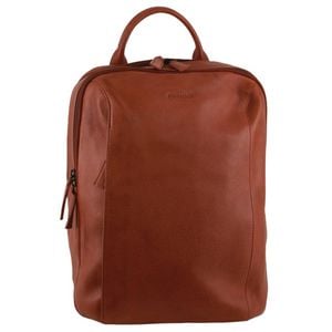 Pierre Cardin Leather Travel Business/Laptop Backpack Bag 32x40cm Cognac