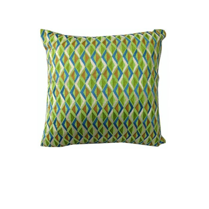 Rapee Tangier Embroidery Cushion Cover - Apple