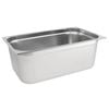 Vogue Gastronorm Tray Stainless Steel 1/1 200mm Deep Commercial Kitchen Food Storage
