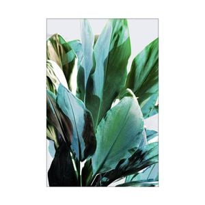 Artey | Green Leaves II - Stretched Canvas - Stretched Canvas - 110 x 165cm