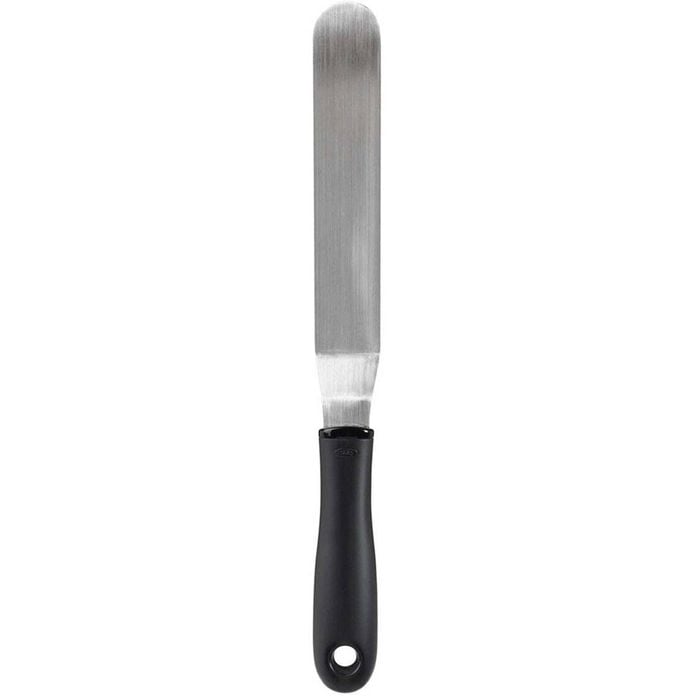 Oxo Good Grips Stainless Steel Bent Icing Knife Kitchen Baking Spreader Black