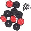 Klein Tools Self-Adhesive Cable Mounting Clips 3-Slot - 10-Pack