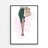 Luxury Handbag with Stylish Heels   Print 100% Australian Made 90 x 120cm   (Poster)