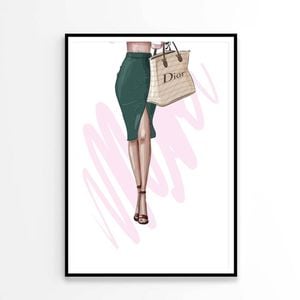 Luxury Handbag with Stylish Heels   Print 100% Australian Made 90 x 120cm   (Poster)