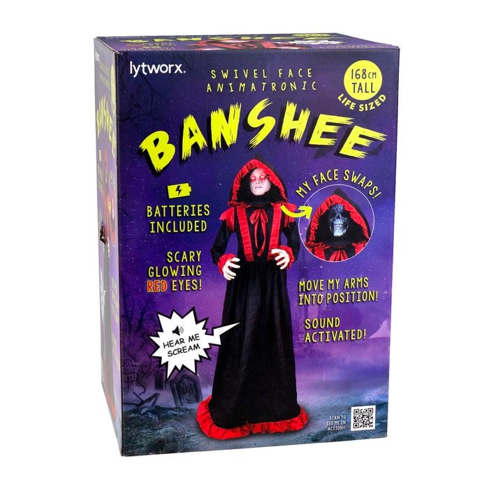 Lytworx 1.65m Battery Operated Banshee Animatronic