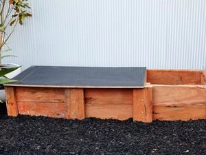 DIY Step Image - D.I.Y. sleeper compost bin . Blob storage upload.