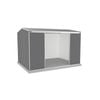 Absco Sheds 3.00 x 2.26 x 2.00m Monument Ezislider Double Sliding Door Garden Shed