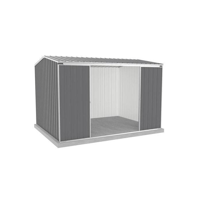 Absco Sheds 3.00 x 2.26 x 2.00m Monument Ezislider Double Sliding Door Garden Shed