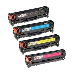4x Toners Cc530a-cc533a Compatible For Hp Cm2320 Mfp Series, Cp2025 Series