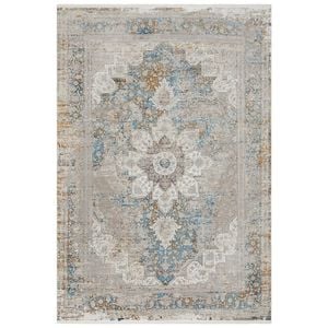 The Rug Connection Lustre 104 Silver 400x300cm - Extra Extra Large Indoor Floor Rug